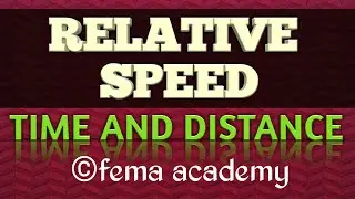 Time and Distance Aptitude Problems | Aptitude Tricks and Shortcuts | Relative speed concept