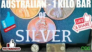 PERTH MINT -1 Kilo loaf of silver  STACK IT ALL