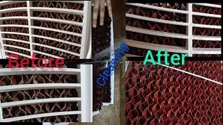 Cooler Cleaning // How to clean Bajaj air cooler Honeycomb pad 🧹🧹🧹🧹🧹