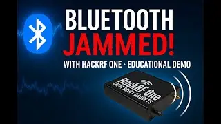 Bluetooth Signals JAMMED with Home Made Jammer | HackRF One (Educational Demo)