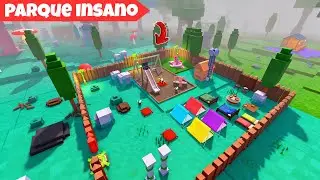 RECONSTRUI O PARQUINHO ABANDONADO DO 99 NOITES NA FLORESTA!