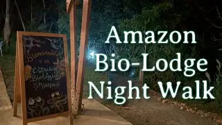 Manu Biological Research Station at Night