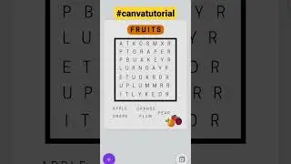 Word Search Interiors for Amazon KDP| Using Canva  #usingcanva #canvatutorial #canva #