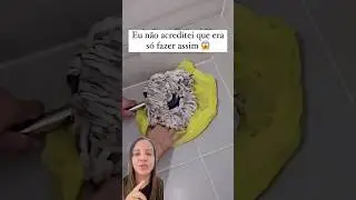 Aprenda o truque para limpar seu mop encardido e deix&aacute;-lo como novo!#Dicas #CasaOrganizada #limpeza