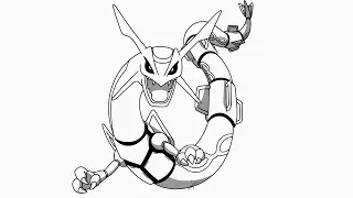 Drawing RAYQUAZA: Unraveling the Secrets of LEGENDARY Art Revealed! | Raw Draw