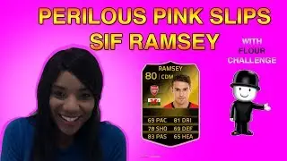 FIFA 14 FUT Perilous Pink Slip SIF Ramsey 80 with Facecam | Flour Challenge | Ultimate Team