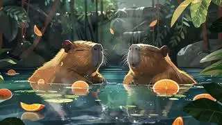 Lofi Capybara bath