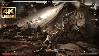 Alien vs Cassie Cage - Mortal Kombat X