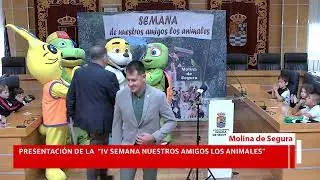 Presentación de la “IV Semana nuestros amigos los animales