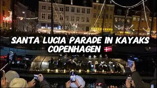 Visit Denmark- Santa Lucia day (Saint  Lucy) Kongens Nytorv #copenhagen #nyhavn 