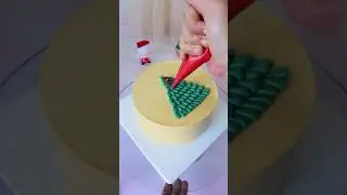 Amazing Christmas Cake Ideas, Decorating Cake Into Pine Tree and Santa Hat