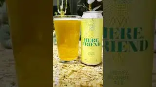Here, Friend Hoppy Blonde Ale by Mountains Walking Brewery of Bozeman, Montana! #BeerGoals 🍺