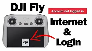 Войдите в приложение DJI Fly и подключитесь к интернету. Инструкция.