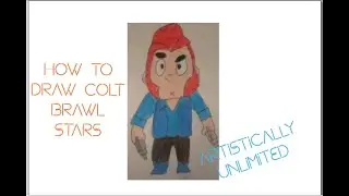 How to draw Colt Brawl Stars || Super Easy Brawl Stars drawing tutorial