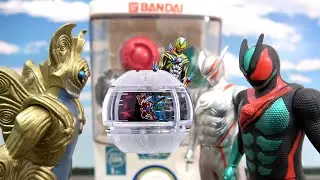 人形劇【仮面ライダーゼッツ】ゼッツとノクスが新年早々運試し!大当たりを先にひくのはどっち!?ブースターカプセムガシャポン!!