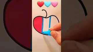 ❤️🩵🩷цвет #искусство #короткоевидео