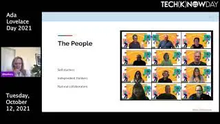 TECH(K)NOW Day on Ada Lovelace Day 2021 - Barbara Tallent - Building a Flat Organizational Structure