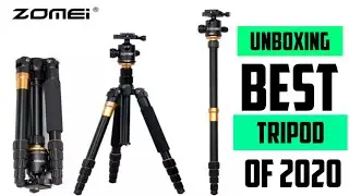 UNBOXING BEST TRIPOD OF 2020 | ZOMIE TRIPOD