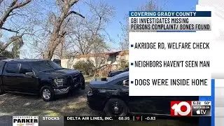 Bones found inside empty residence following missing persons report in Grady County; GBI investig...