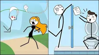 Draw (WEEGOON) Android Gameplay Walkthrough - All Levels 70-85 Funny Stickman Brain Puzzle Game