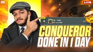 Conqueror Donee In 1 Day Whatt Nextt?. Solo Vs Squad??| BGMI LIVE NEW UPDATE | #bgmilive #shortslive