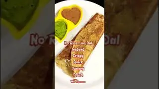 #QuickDosa ❤️ #Shorts #NoRiceNodalDosa