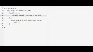 Check if a number is prime number in Java