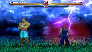 SUPREME SAGAT vs EVIL RYU - Amazing epic fight battle !