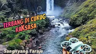 Terbang Di Air Terjun Tertinggi Di Garut.