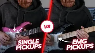 A Modern Stratocaster Battle : EMG active VS Seymour Duncan passive Pickups!