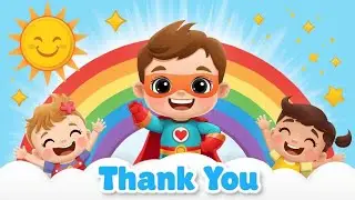 Thank You Song @Superhero Song for Kids @Nursery Rhymes @Children Music