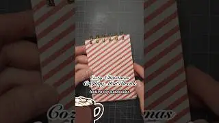 Making a festive DIY notebook: Cozy Christmas Crafting Mini Break