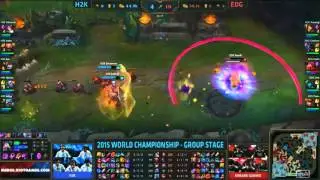 H2K vs EDG - PawN Almost Manages to Escape