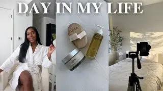 DAY IN MY LIFE | morning routine, working from home & body care with OSEA Malibu