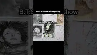 BTS of Art vs The Real show#shortvideo #art #drawing #draw