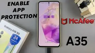 Samsung Galaxy A35 5G: How To Enable Device Protection | Run Antivirus Scan