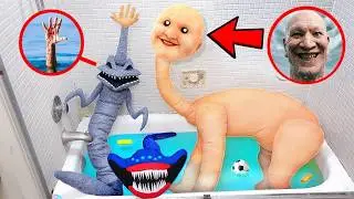 HAND SEA MONSTER VS WE SWAM TOO FAR (Bath Party)