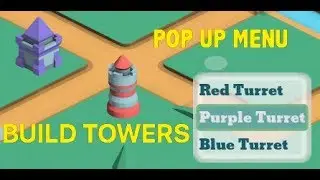 Popup Menus, Build Towers, Godot 3.1 Tutorial