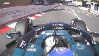 FERNANDO ALONSO PROVISIONAL POLE POSITION LAP ONBOARD 1:11.449 on Monaco 2023