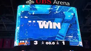 New York Islanders win horn at UBS Arena