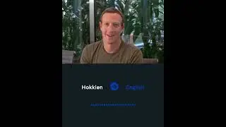 Meta AI built the first speech translator. Mark Zuckerberg