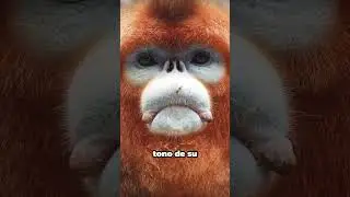 AS&Iacute; SON LOS MONOS NARANJAS DE PIEL AZUL - Rhinopithecus Roxellana