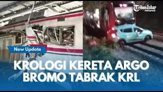 KRONOLOGI, Tabrakan Maut Kereta Argo Bromo Seruduk Kereta KRL di Stasiun Bekasi Timur