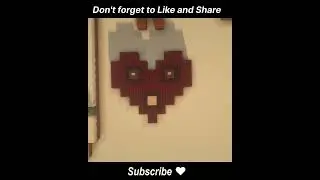 How to Build Heart Shaped Chocolate Box Design in Minecraft 1.18 | #2 #minecraft #valentines #shorts