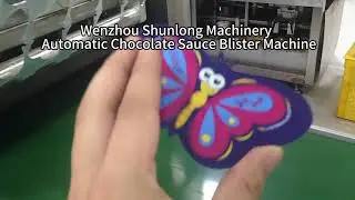 Butterfly chocolate filling  sealing machine,  auto blister pack machine manufactured Machinery