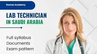 Full Details about Lab technician in Saudi Arabia| Syllabus | Documents| Exam pattern 💸🤑🪙