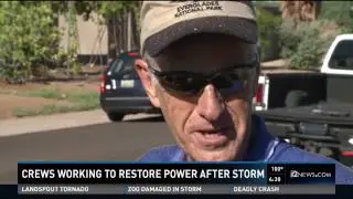 Downed power lines could keep Shea Boulevard in the dark over the weekend
