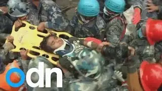 DRAMATIC RESCUE: Teen rescued 144 hours from rubble after Nepal quake