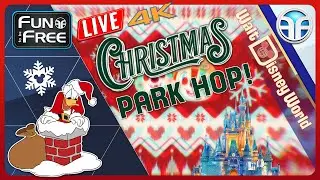 🔴 LIVE: Disney World Christmas 2025 in 4K &ndash; Ride POVs & Holiday Decorations