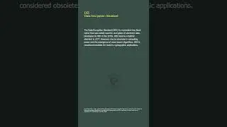DES - Data Encryption Standard - Security+